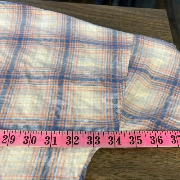 ❤️ AE flannel country sandblasted long sleeve shirt S - Picture 8 of 10